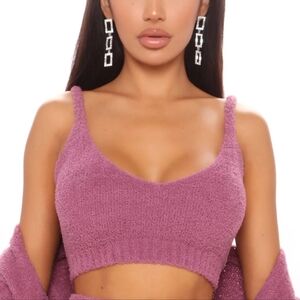NWT Fashion Nova Plum Living In It Top